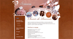 Desktop Screenshot of annielalanne.com